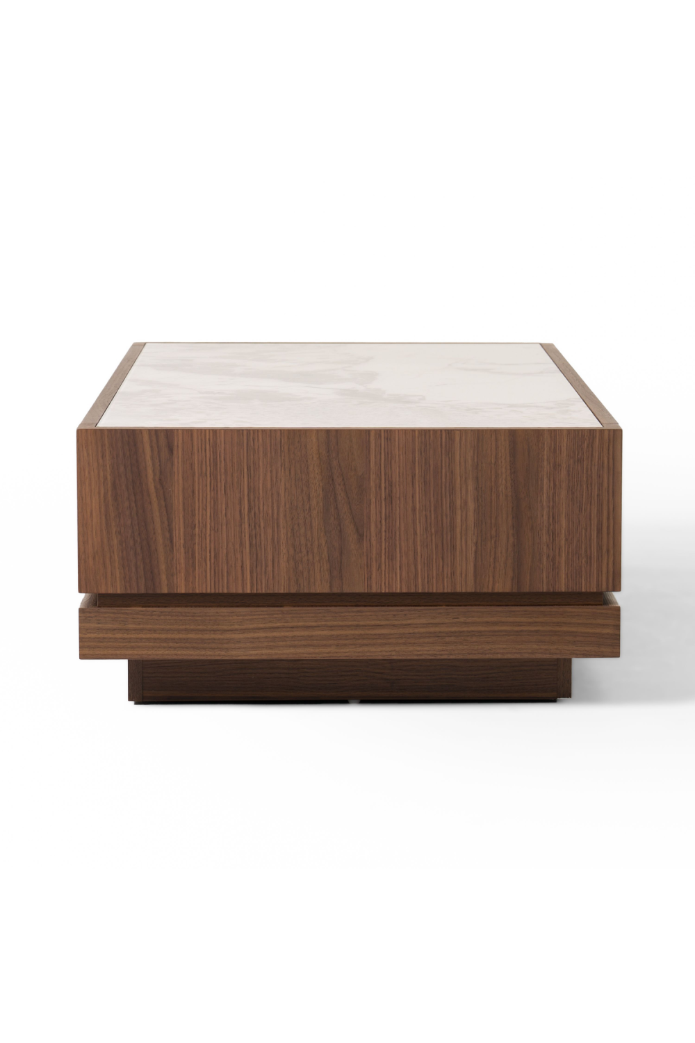 1-Drawer Walnut Coffee Table | OROA Modern Bailey