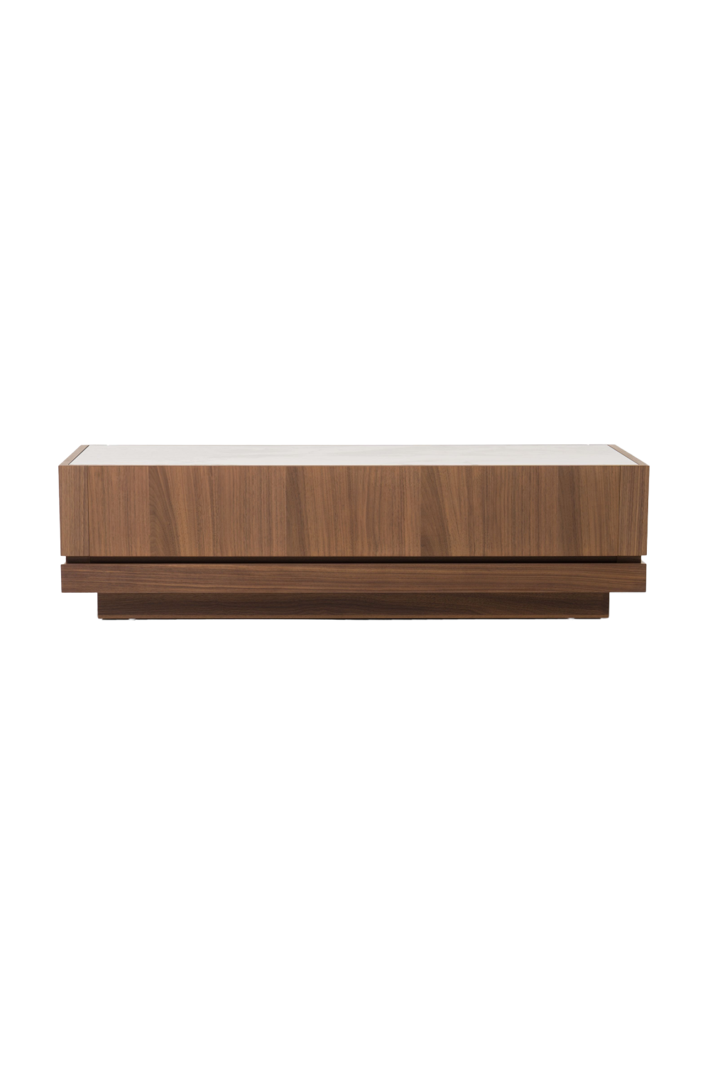 1-Drawer Walnut Coffee Table | OROA Modern Bailey