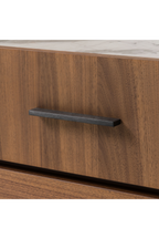 1-Drawer Walnut Coffee Table | OROA Modern Bailey
