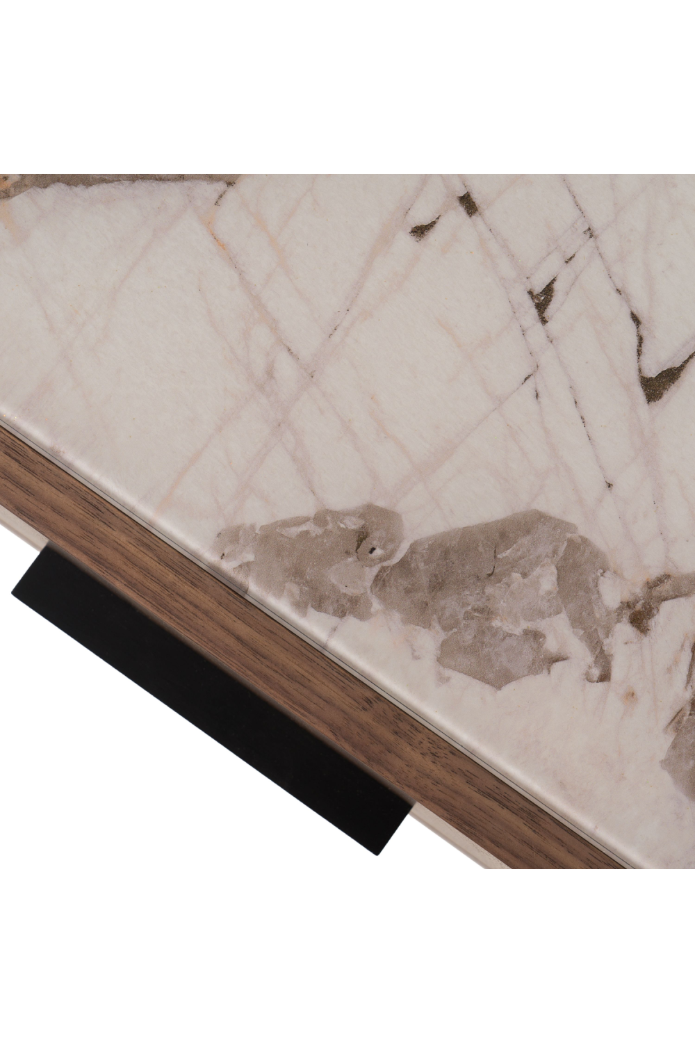 1-Drawer Walnut Coffee Table | OROA Modern Bailey