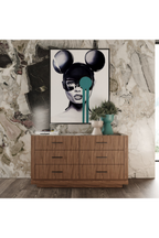 6-Drawer Walnut Dresser | OROA Modern Bailey