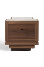 2-Drawer Walnut Nightstand | OROA Modern Bailey
