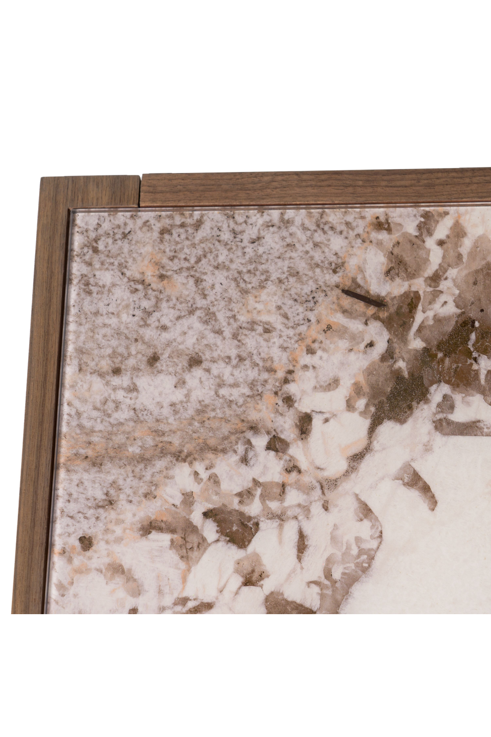 2-Drawer Walnut Nightstand | OROA Modern Bailey