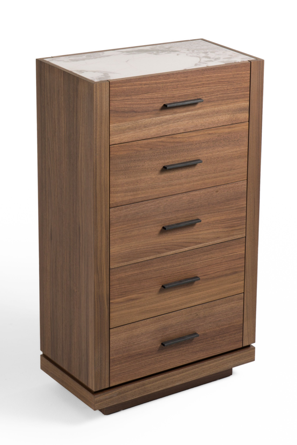 5-Drawer Walnut Chest | OROA Modern Bailey