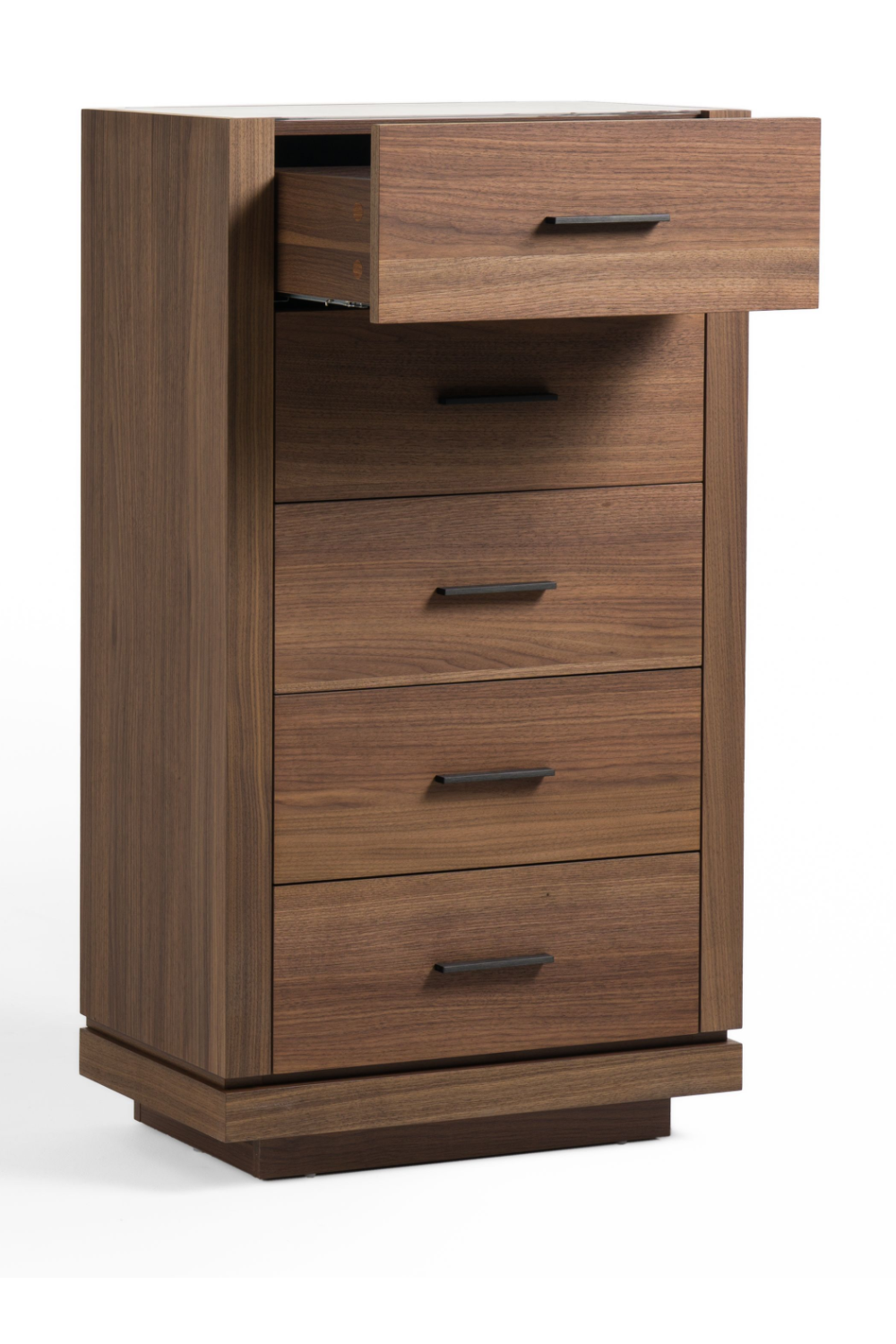 5-Drawer Walnut Chest | OROA Modern Bailey