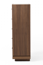 5-Drawer Walnut Chest | OROA Modern Bailey