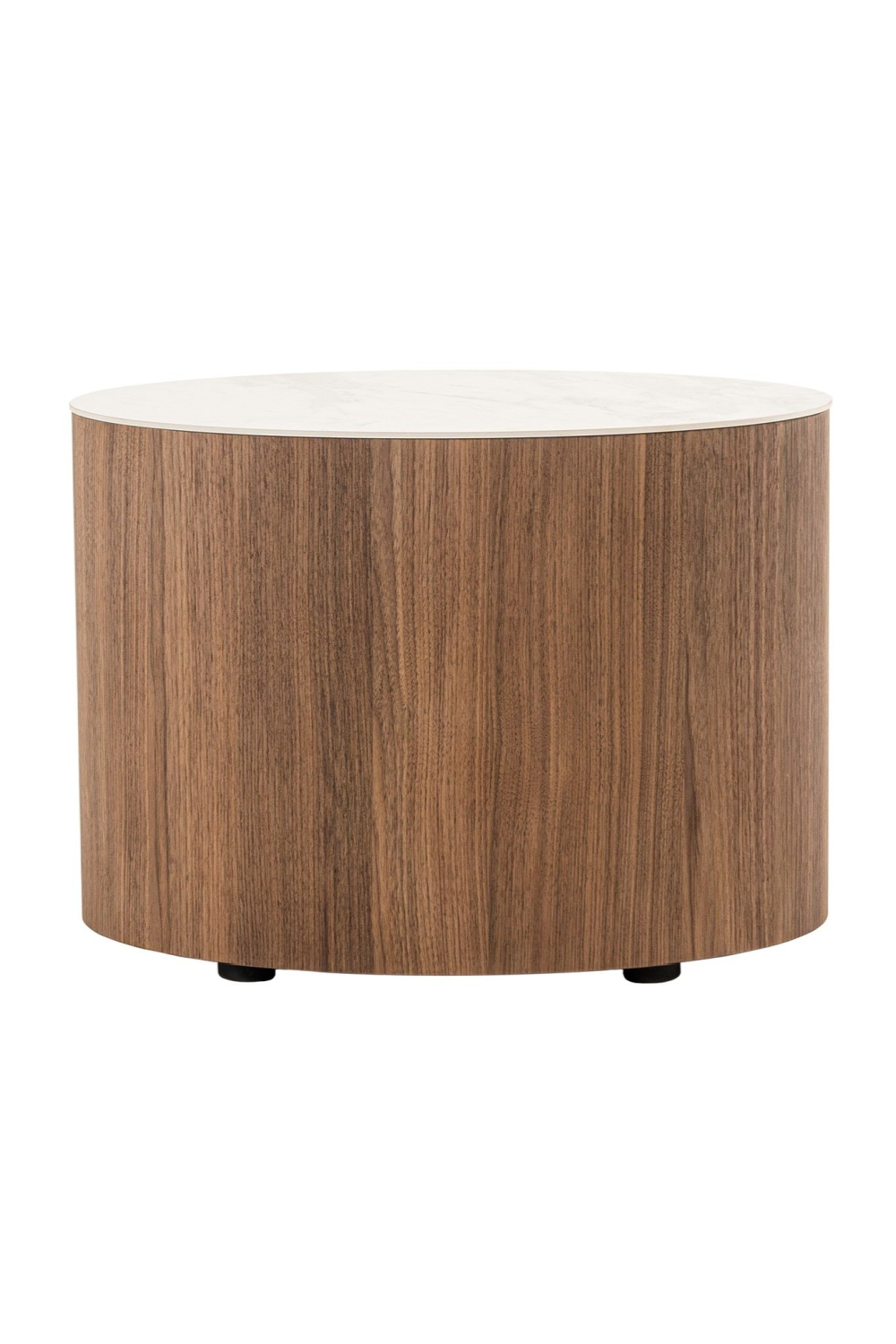 2-Drawer Walnut Nightstand | OROA Modern Chelton
