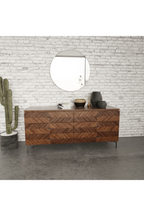 6-Drawer Walnut Dresser | OROA Modern Paula