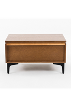 1-Drawer Walnut Veneer Nightstand | OROA Modern Paula
