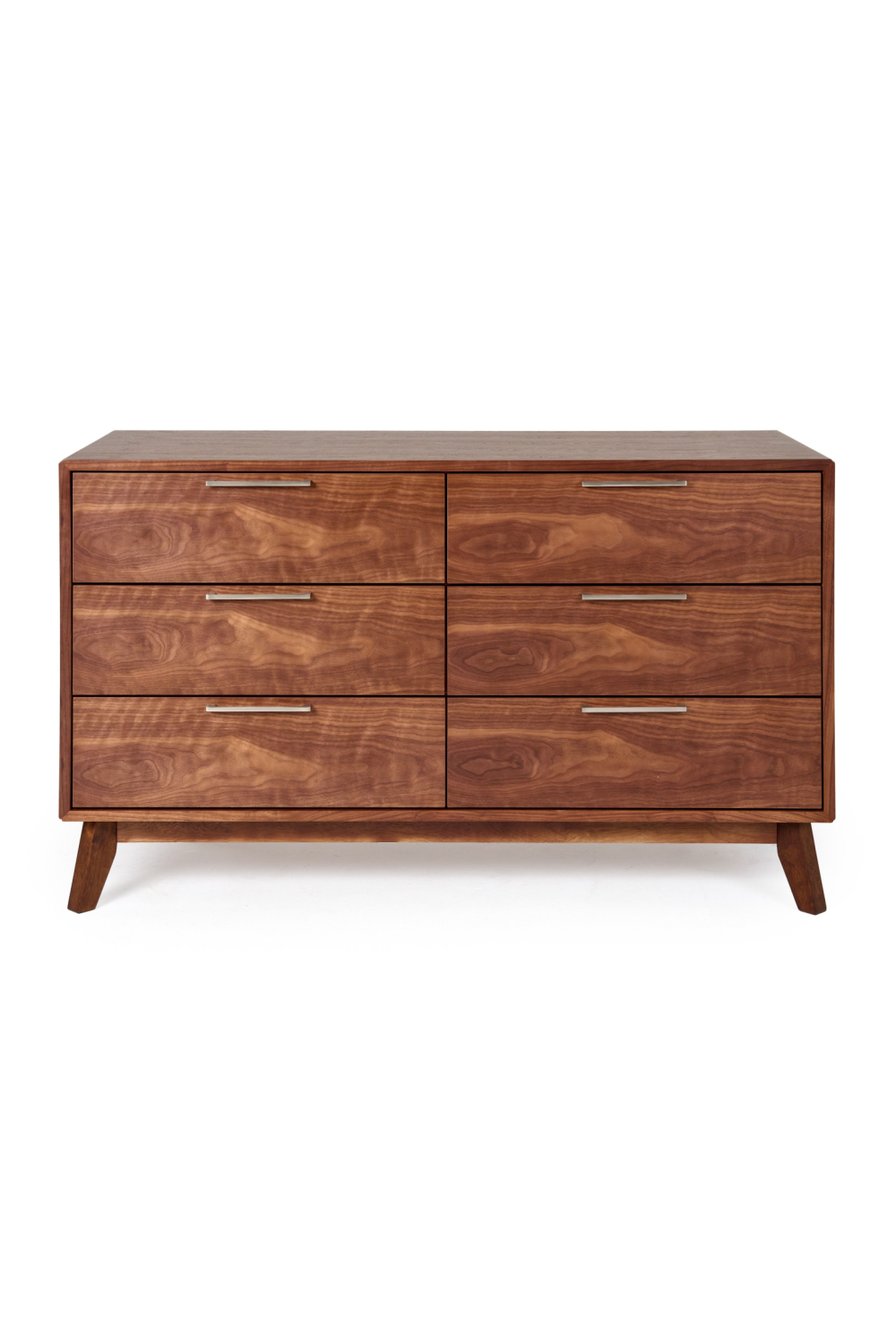 6-Drawer Walnut Dresser | OROA Modern Soria