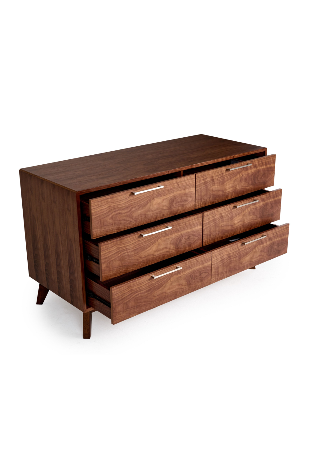 6-Drawer Walnut Dresser | OROA Modern Soria