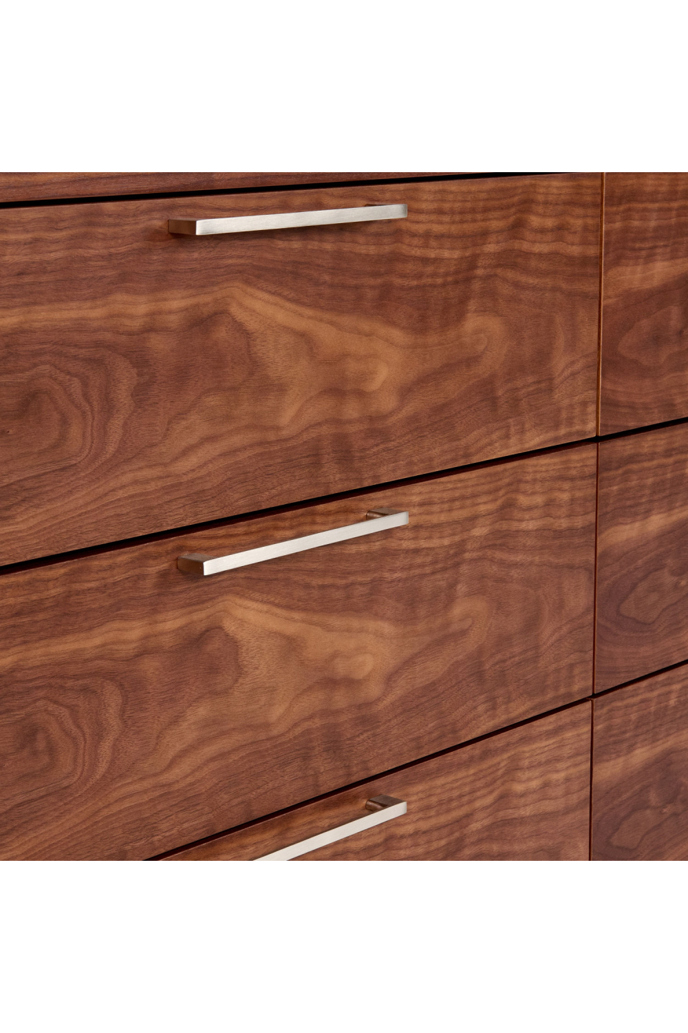 6-Drawer Walnut Dresser | OROA Modern Soria