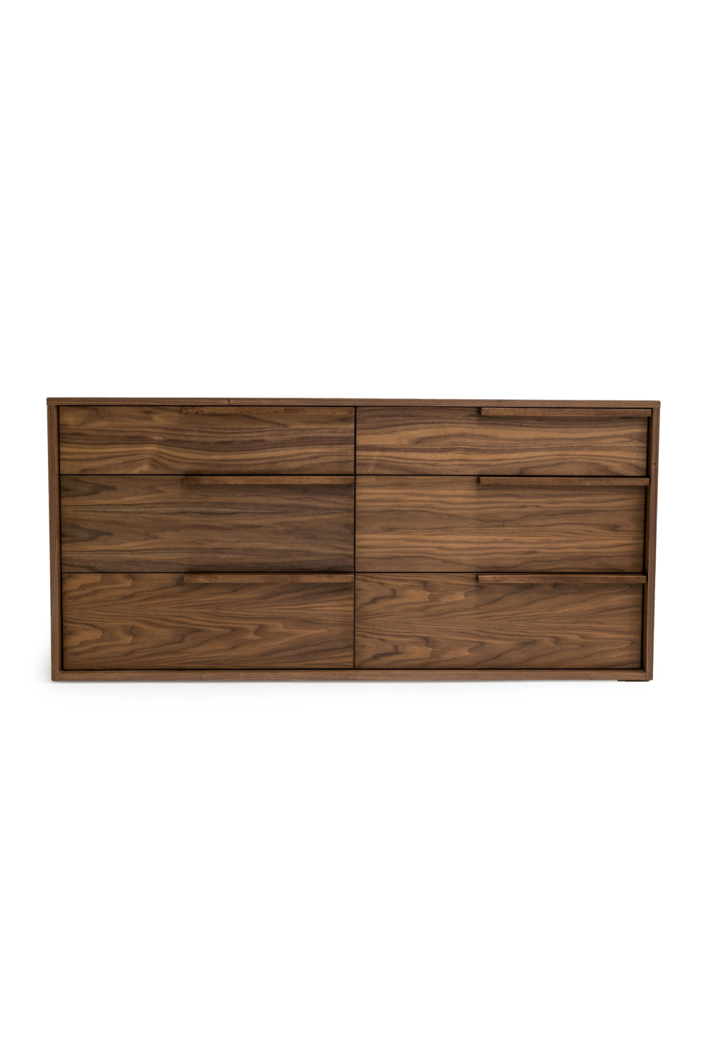 6-Drawer Walnut Veneer Dresser | OROA Modern Amberlie