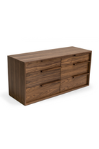 6-Drawer Walnut Veneer Dresser | OROA Modern Amberlie