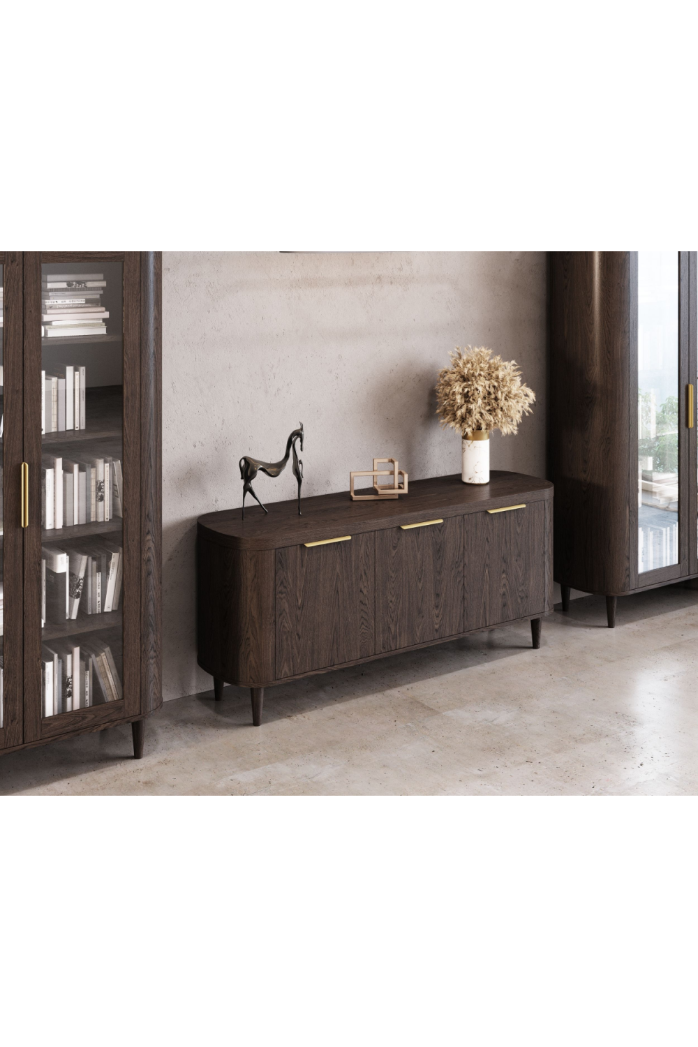 3-Door Oak Sideboard | OROA Modern Richmond