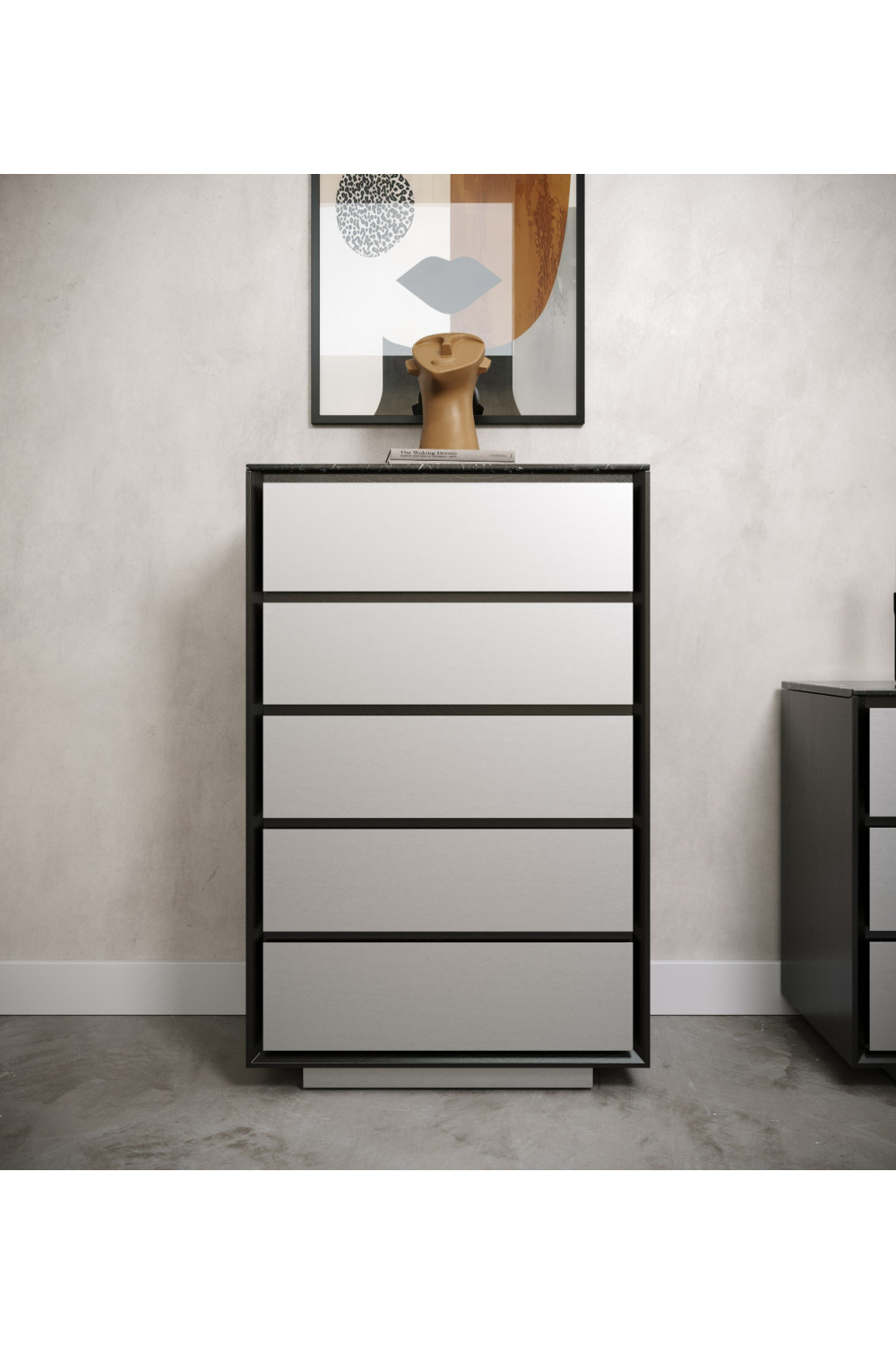 5-Drawer Aluminum Chest | OROA Modern Concord