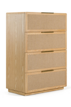 4-Drawer Rattan Chest | OROA Modern Gavin