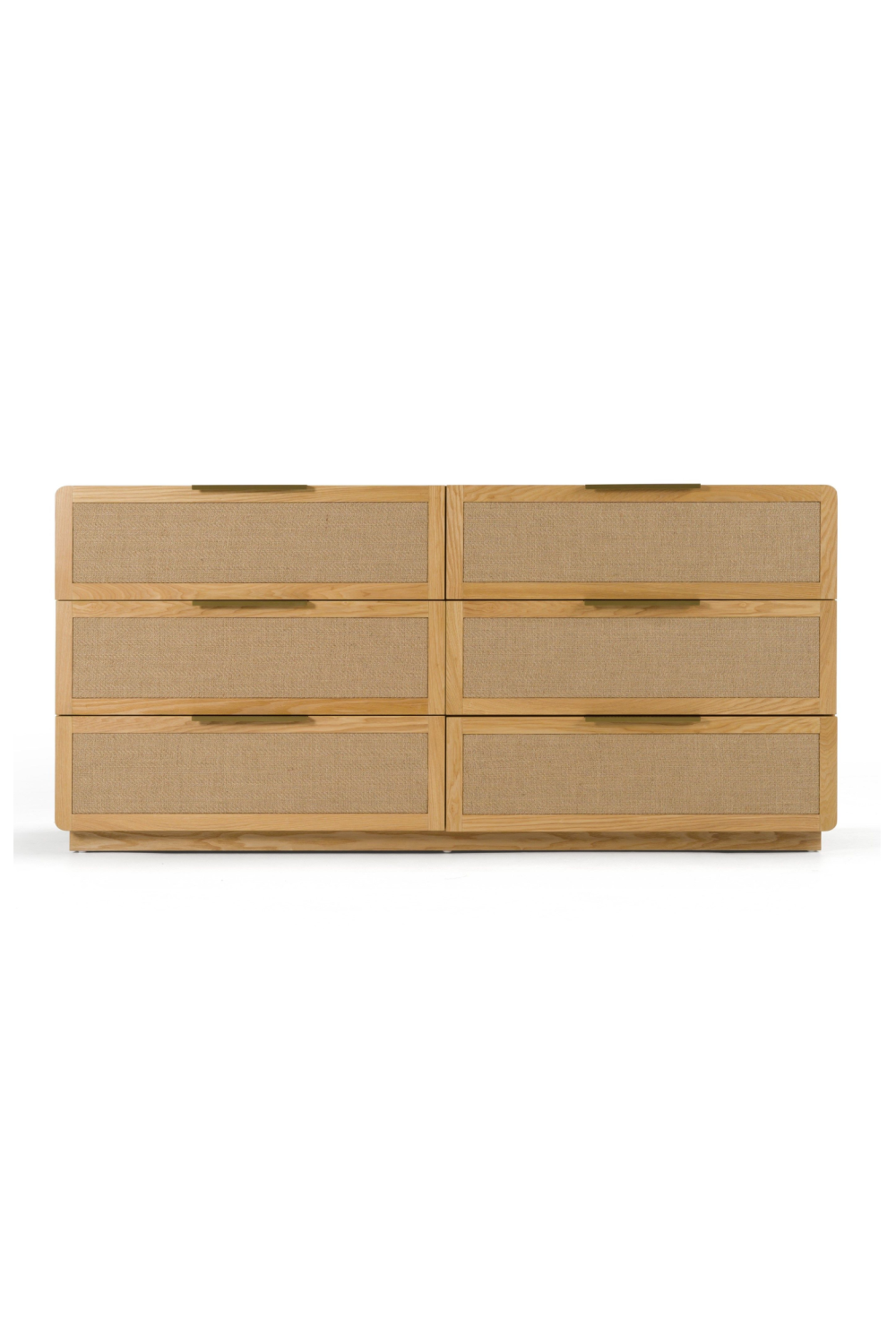 6-Drawer Rattan Dresser | OROA Modern Gavin