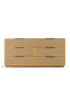 6-Drawer Rattan Dresser | OROA Modern Gavin