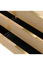 6-Drawer Rattan Dresser | OROA Modern Gavin