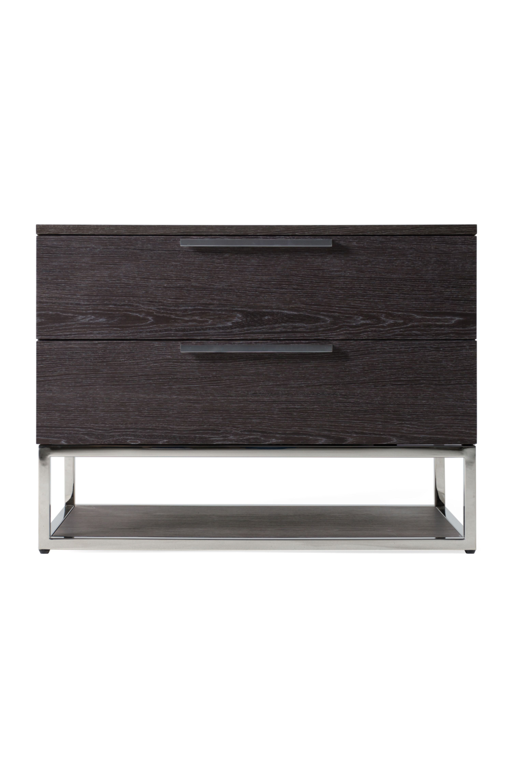 2-Drawer Wooden Nightstand | OROA Modern Helenora