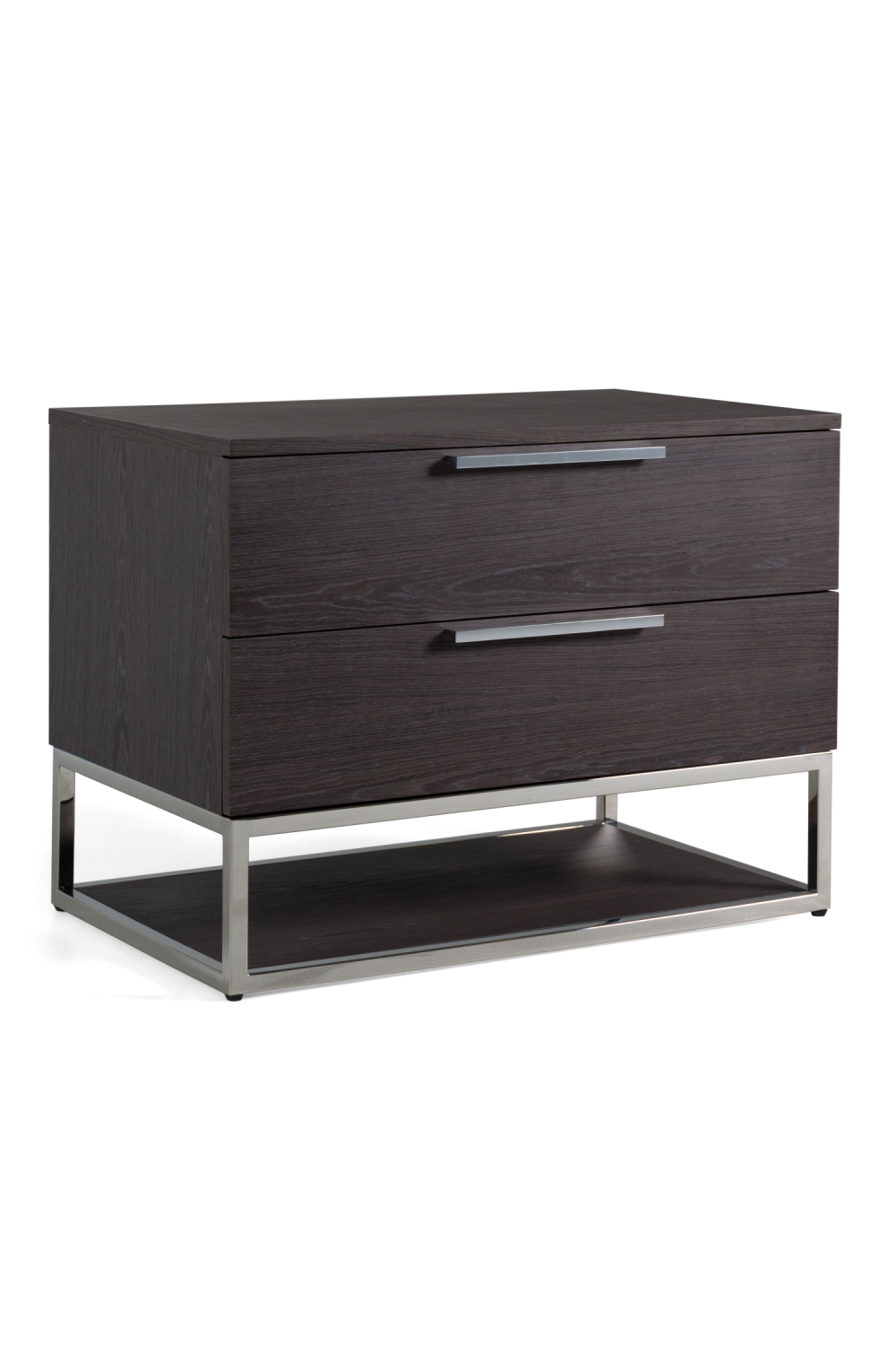 2-Drawer Wooden Nightstand | OROA Modern Helenora