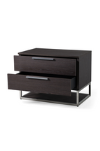 2-Drawer Wooden Nightstand | OROA Modern Helenora