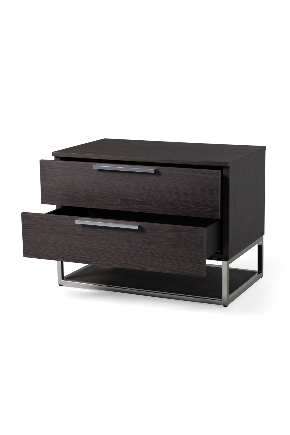 2-Drawer Wooden Nightstand | OROA Modern Helenora