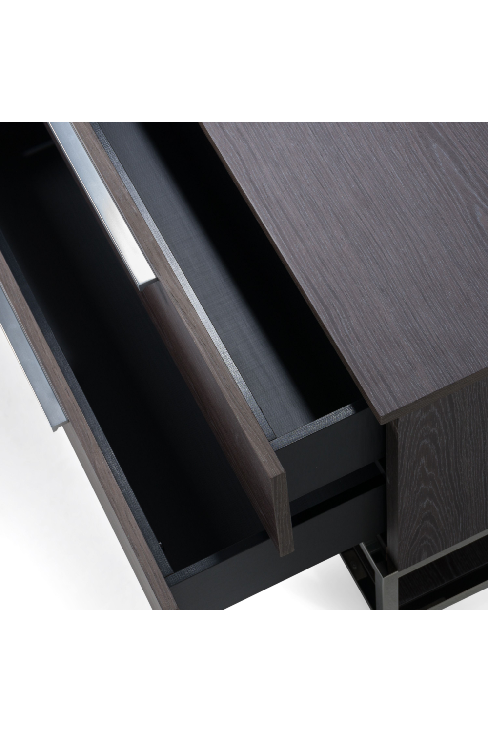 2-Drawer Wooden Nightstand | OROA Modern Helenora