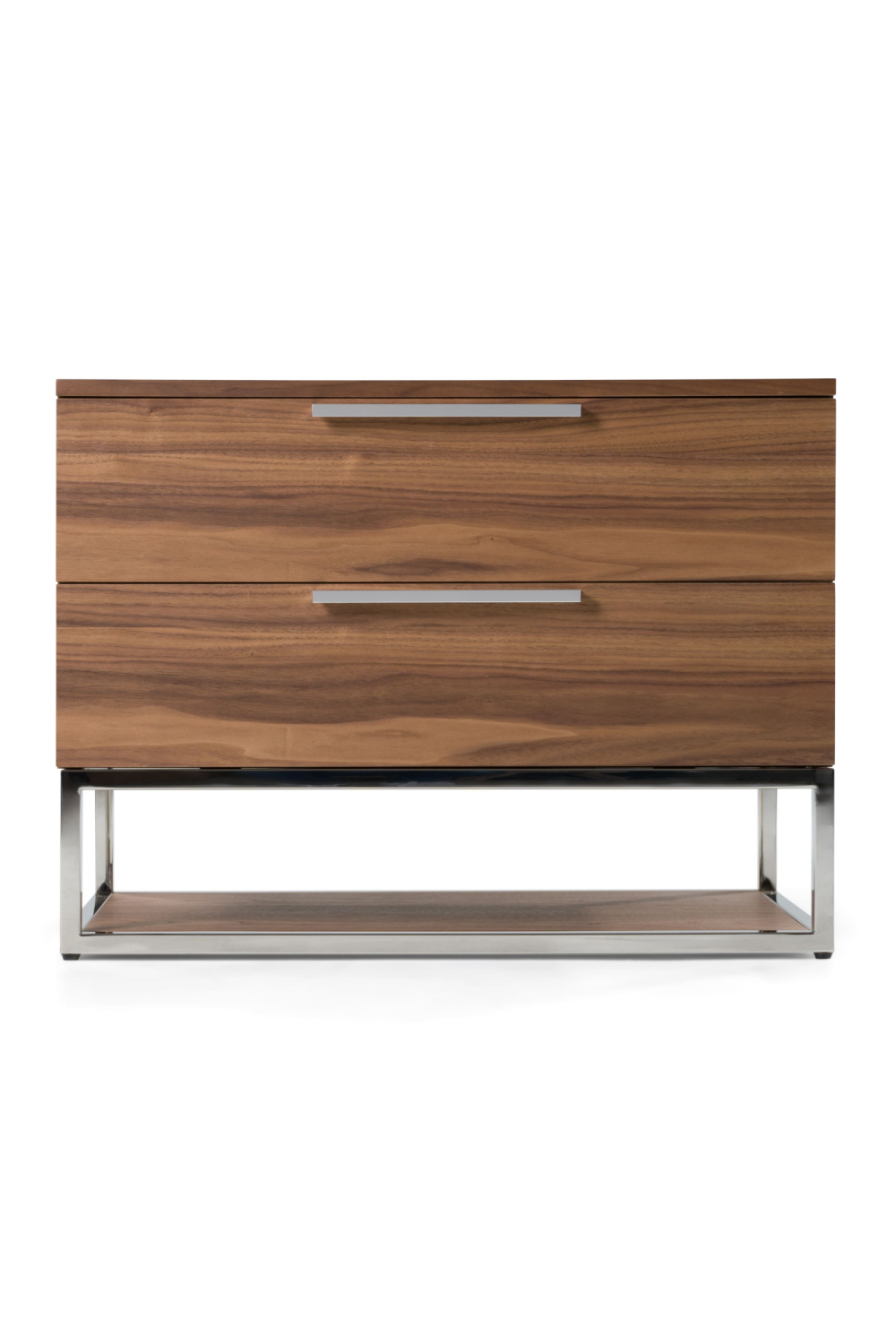 2-Drawer Wooden Nightstand | OROA Modern Helenora