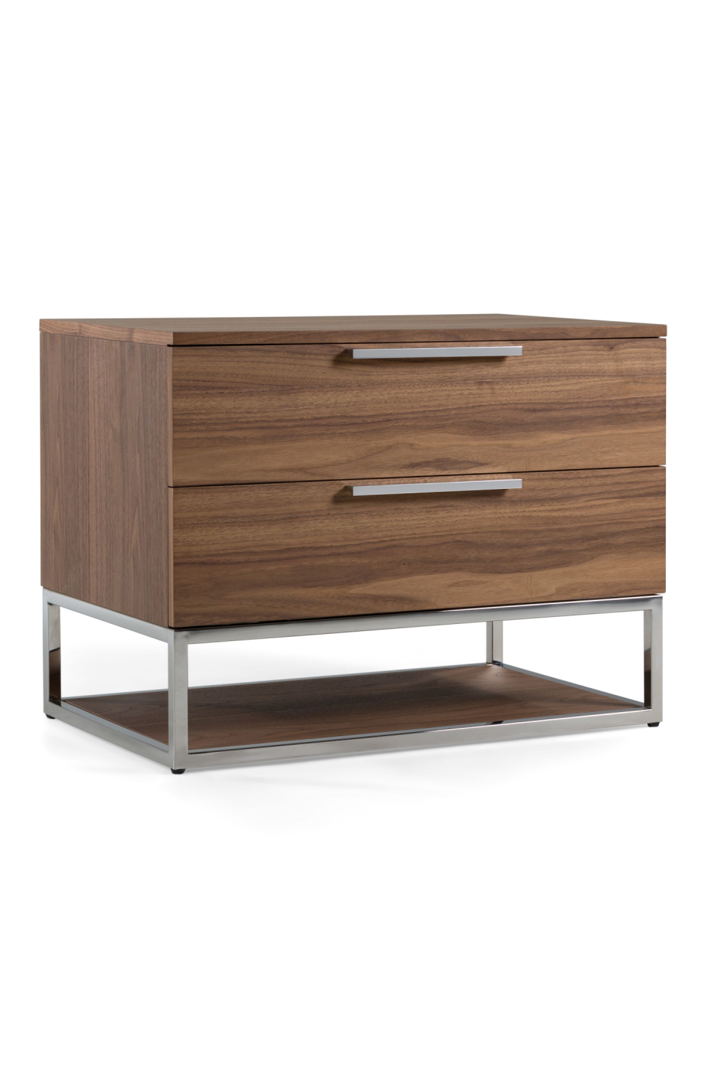 2-Drawer Wooden Nightstand | OROA Modern Helenora