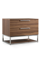 2-Drawer Wooden Nightstand | OROA Modern Helenora