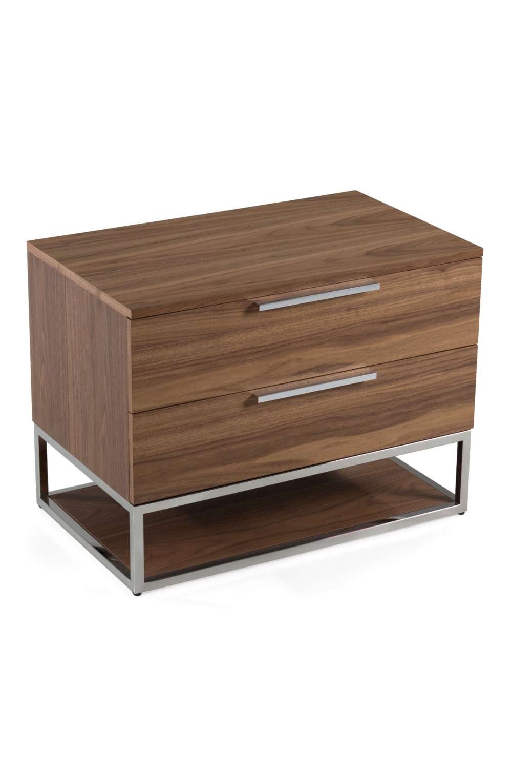 2-Drawer Wooden Nightstand | OROA Modern Helenora