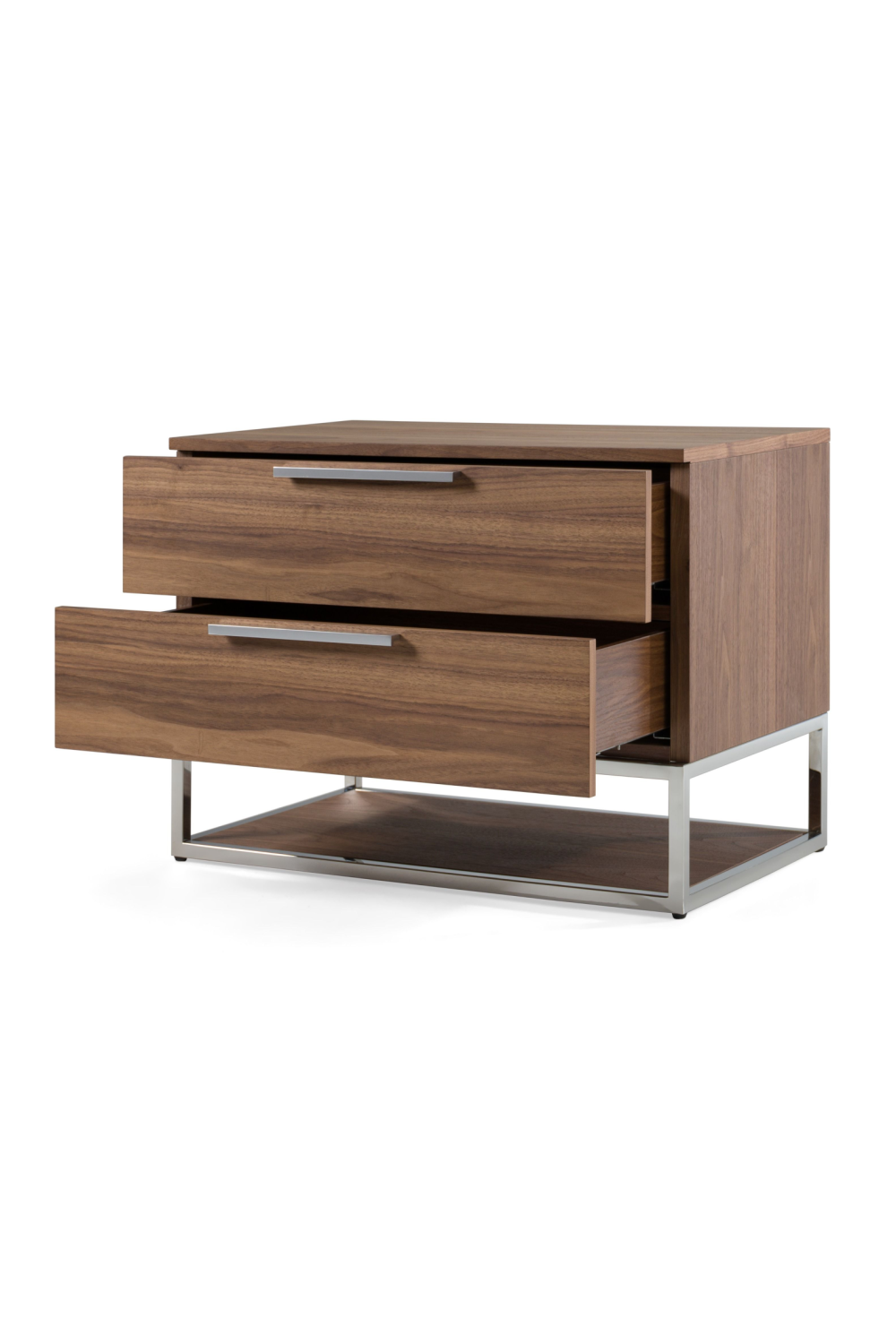 2-Drawer Wooden Nightstand | OROA Modern Helenora