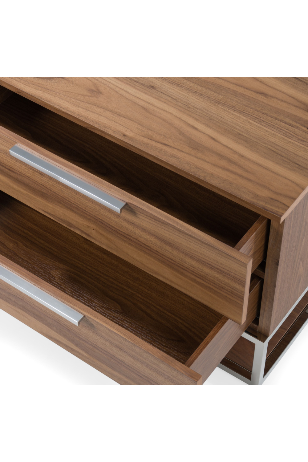 2-Drawer Wooden Nightstand | OROA Modern Helenora