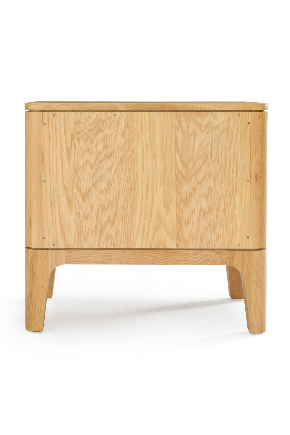 2-Drawer Solid Oak Nightstand | OROA Modern Seattle
