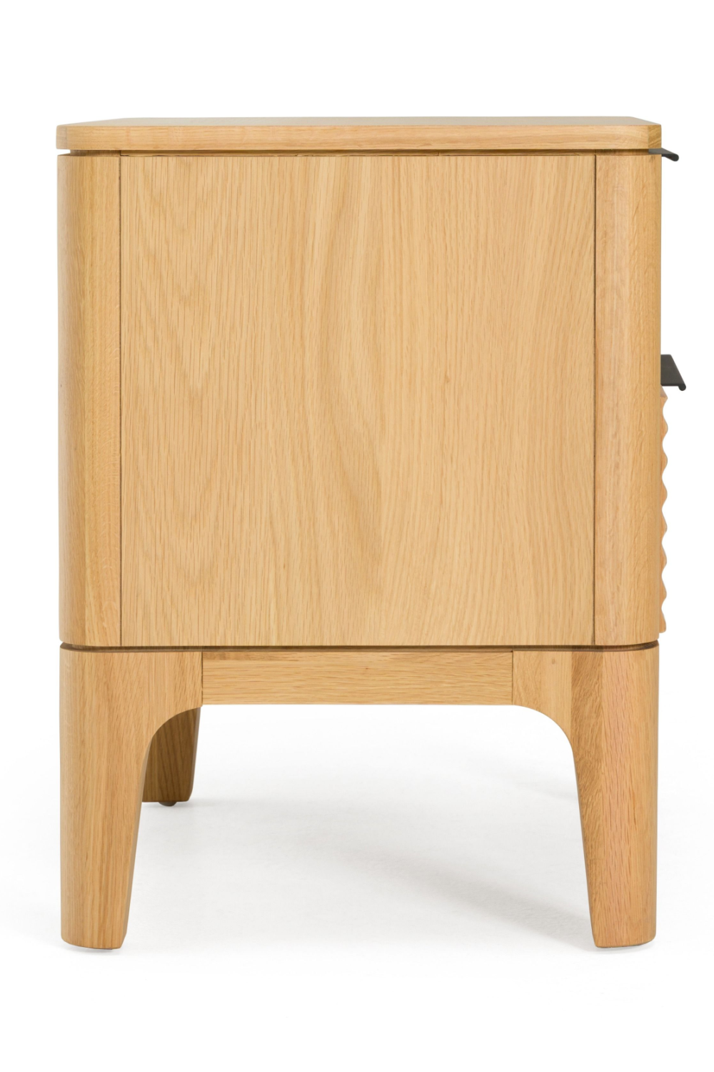 2-Drawer Solid Oak Nightstand | OROA Modern Seattle