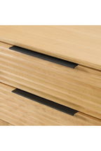 2-Drawer Solid Oak Nightstand | OROA Modern Seattle