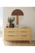 6-Drawer Solid Oak Dresser | OROA Modern Seattle