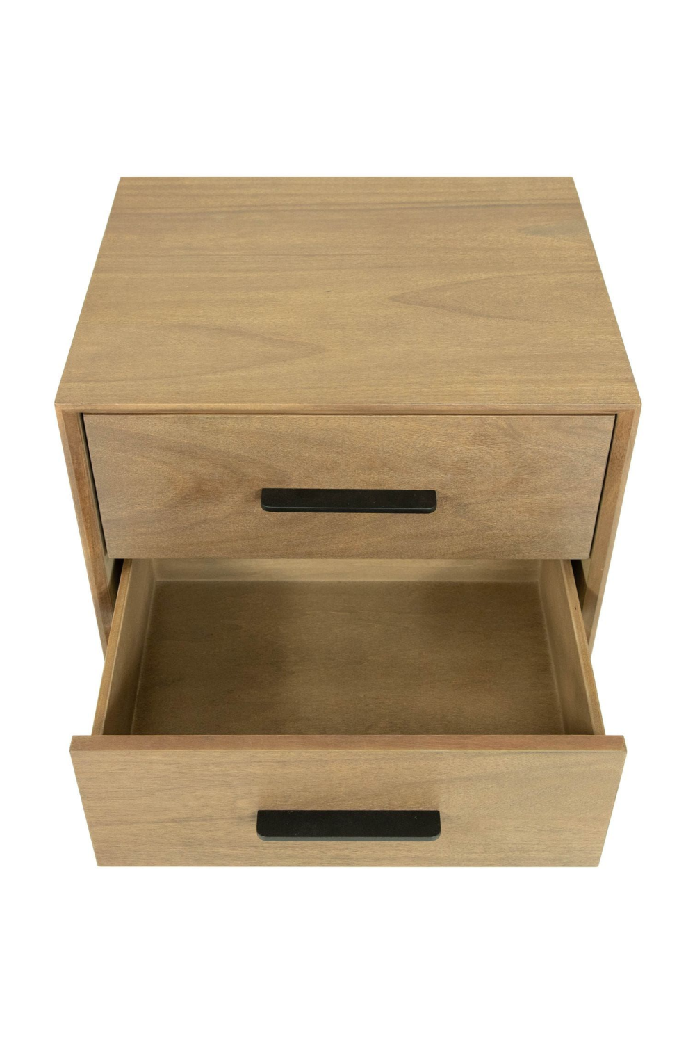 2-Drawer Acacia Wood Nightstand | OROA Modern Claire