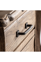 3-Drawer Elm Bedside Table | Vical Home Brixton