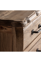 3-Drawer Elm Bedside Table | Vical Home Brixton