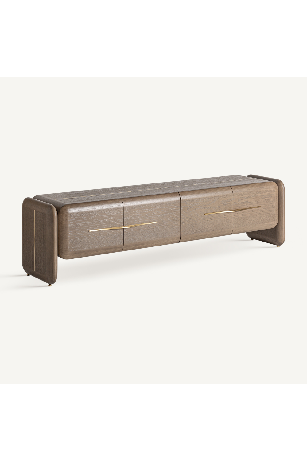 2-Drawer Oak Media Unit | Vical Home Ussel