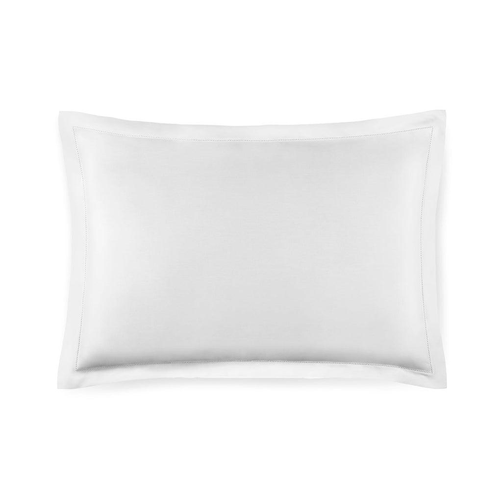 525TC White Percale Sham Set | Amalia Home Victoria