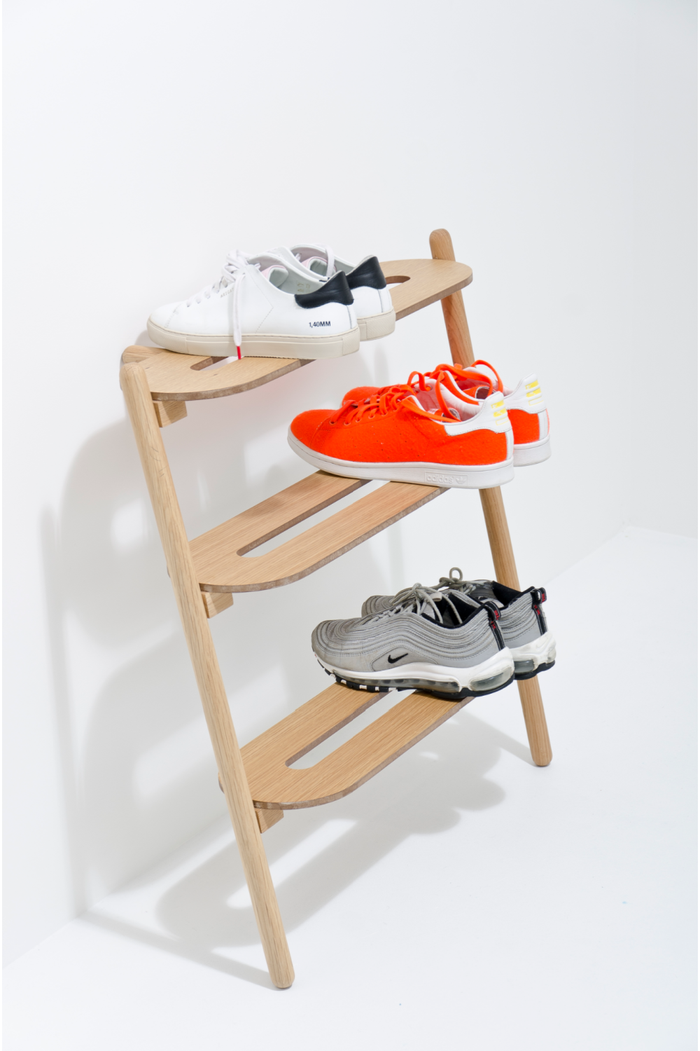 3-Tier Wooden Shoe Organizer | Wireworks Tidy