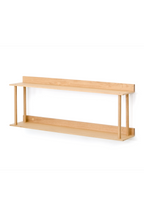 2 Level Wooden Wall Shelf | Wireworks Platform 2