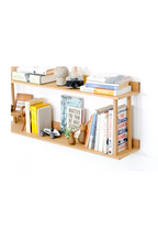 2 Level Wooden Wall Shelf | Wireworks Platform 2