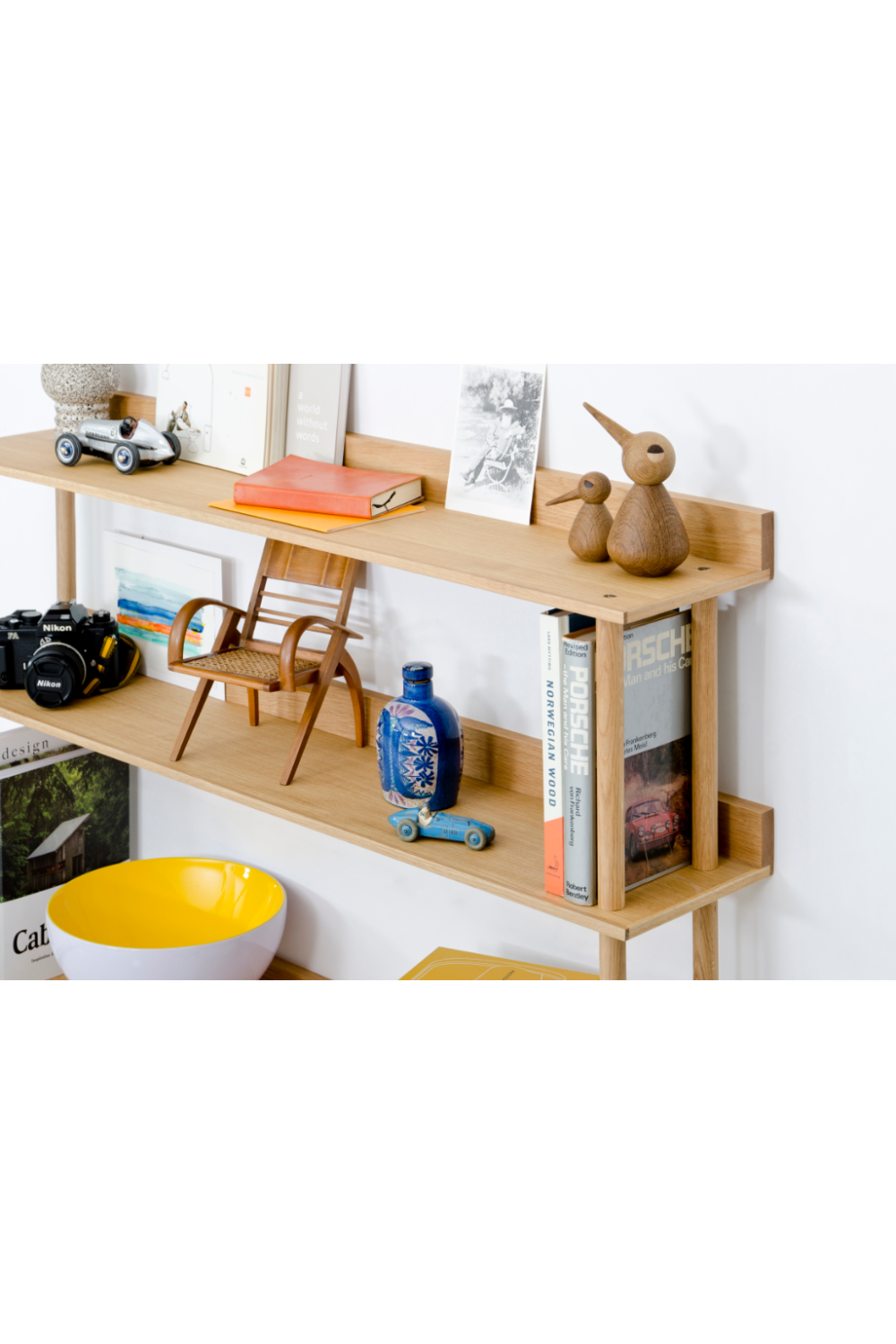 3 Level Wooden Wall Shelf  | Wireworks Platform 3