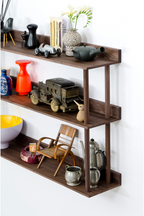 3 Level Wooden Wall Shelf  | Wireworks Platform 3