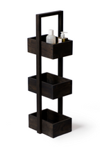 3 Tray Oak Storage Caddy | Wireworks Caddy Mezza